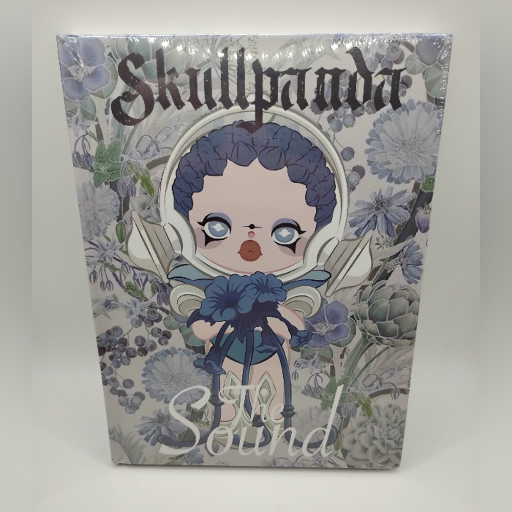 Skullpanda Floral Blue Notebook - 'The Sound'